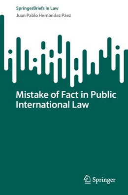 Abbildung von Hernández Páez | Mistake of Fact in Public International Law | 1. Auflage | 2024 | beck-shop.de