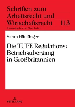 Abbildung von Häußinger | Die TUPE Regulations: Betriebsübergang in Großbritannien | 1. Auflage | 2024 | beck-shop.de