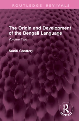 Abbildung von Chatterji | The Origin and Development of the Bengali Language | 1. Auflage | 2024 | beck-shop.de