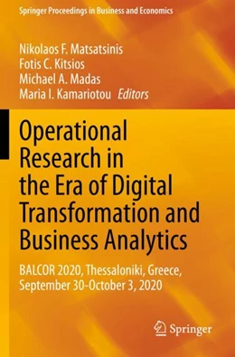 Abbildung von Matsatsinis / Kitsios | Operational Research in the Era of Digital Transformation and Business Analytics | 1. Auflage | 2024 | beck-shop.de