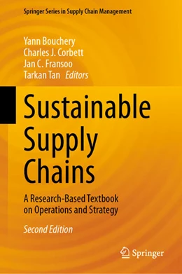 Abbildung von Bouchery / Corbett | Sustainable Supply Chains | 2. Auflage | 2024 | beck-shop.de