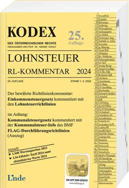 Abbildung von Seebacher / Doralt | KODEX Lohnsteuer Richtlinien-Kommentar 2024 | 25. Auflage | 2024 | beck-shop.de