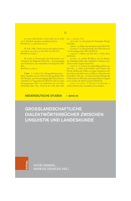 Abbildung von Dammel / Denkler | Großlandschaftliche Dialektwörterbücher zwischen Linguistik und Landeskunde | 1. Auflage | 2024 | beck-shop.de