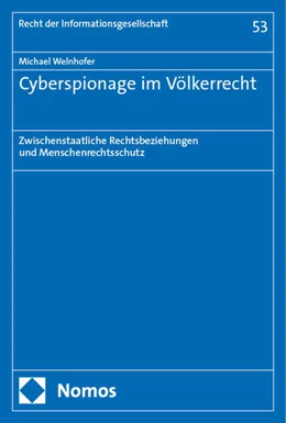 Abbildung von Welnhofer | Cyberspionage im Völkerrecht | 1. Auflage | 2024 | beck-shop.de