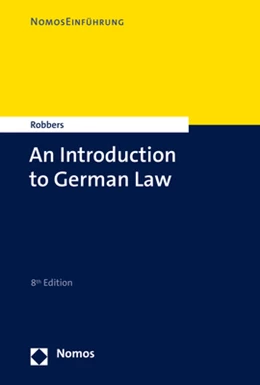 Abbildung von Robbers | An Introduction to German Law | 8. Auflage | 2023 | beck-shop.de