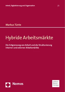 Abbildung von Tünte | Hybride Arbeitsmärkte | 1. Auflage | 2023 | beck-shop.de