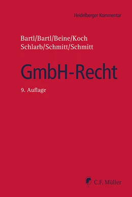 Abbildung von Bartl / Bartl | GmbH-Recht | 9. Auflage | 2024 | beck-shop.de