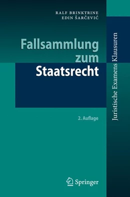 Abbildung von Brinktrine / Šarcevic | Fallsammlung zum Staatsrecht | 2. Auflage | 2025 | beck-shop.de