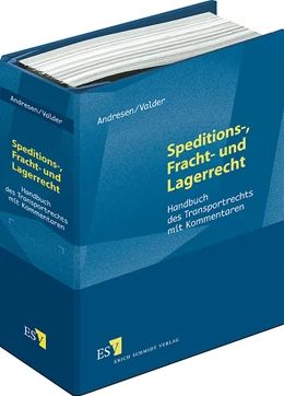 Abbildung von Andresen / Valder | Speditions-, Fracht- und Lagerrecht | 1. Auflage | 2023 | beck-shop.de