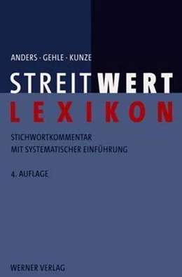 Abbildung von Anders / Gehle | Streitwert-Lexikon | 4. Auflage | 2002 | beck-shop.de