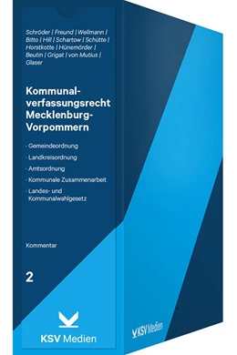 Abbildung von 
Schröder / Freund | Kommunalverfassungsrecht Mecklenburg-Vorpommern | 1. Auflage | 2023 | beck-shop.de
