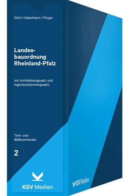 Abbildung von Stich / Gabelmann | Landesbauordnung Rheinland-Pfalz (LBauO) | 1. Auflage | 2021 | beck-shop.de