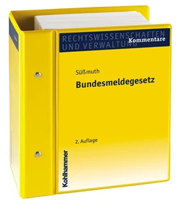 Abbildung von Süßmuth / Laier | Bundesmeldegesetz | 1. Auflage | 2022 | beck-shop.de