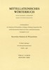 Cover:, Mittellateinisches Wörterbuch  39. Lieferung (frendor - gelo)