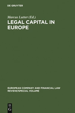 Abbildung von Lutter | Legal Capital in Europe | 1. Auflage | 2006 | 1 | beck-shop.de