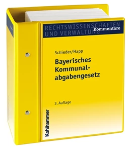 Abbildung von Schieder / Happ | Bayerisches Kommunalabgabengesetz | 1. Auflage | 2021 | beck-shop.de