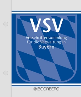 Abbildung von Vorschriftensammlung für die Verwaltung in Bayern (VSV) | 1. Auflage | 2023 | beck-shop.de