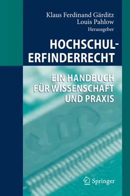 Abbildung von Gärditz / Pahlow | Hochschulerfinderrecht | 1. Auflage | 2011 | beck-shop.de