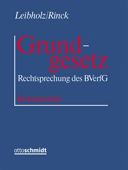 Abbildung von Leibholz / Rinck | Grundgesetz | 1. Auflage | 2023 | beck-shop.de