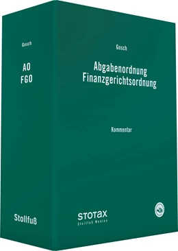 Abbildung von Gosch | Abgabenordnung Finanzgerichtsordnung • mit Aktualisierungsservice | 1. Auflage | 2024 | beck-shop.de
