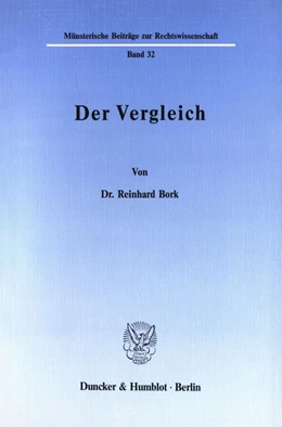 Abbildung von Bork | Der Vergleich. | 1. Auflage | 1988 | 32 | beck-shop.de