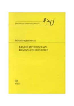 Abbildung von Schmid Mast | Gender Differences in Dominance Hierarchies | 1. Auflage | 2000 | 21 | beck-shop.de