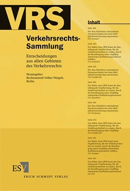Abbildung von Weigelt | Verkehrsrechts-Sammlung (VRS) | 1. Auflage | 2010 | 117 | beck-shop.de
