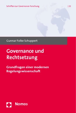 Abbildung von Schuppert | Governance und Rechtsetzung | 1. Auflage | 2011 | 22 | beck-shop.de