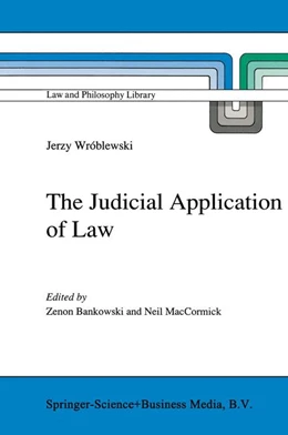 Abbildung von Wróblewski / Bankowski | The Judicial Application of Law | 1. Auflage | 2010 | 15 | beck-shop.de