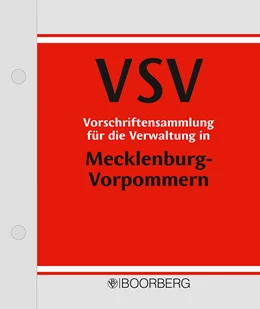 Abbildung von Vorschriftensammlung für die Verwaltung in Mecklenburg-Vorpommern (VSV) | 1. Auflage | 2024 | beck-shop.de