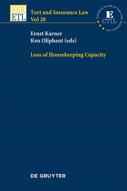 Abbildung von Karner / Oliphant | Loss of Housekeeping Capacity | 1. Auflage | 2012 | 28 | beck-shop.de