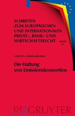 Abbildung von Gerner-Beuerle | Die Haftung von Emissionskonsortien | 1. Auflage | 2009 | 27 | beck-shop.de