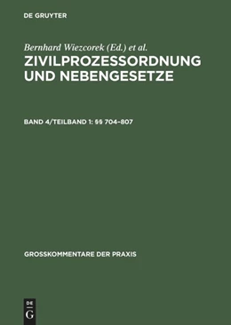Abbildung von Paulus / Hess | §§ 704–807 | 3. Auflage | 1999 | beck-shop.de