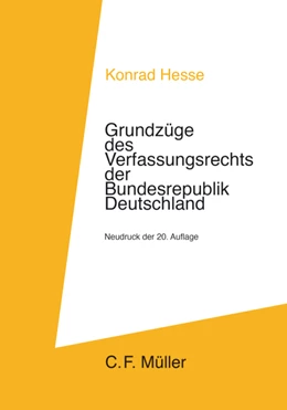 Abbildung von Hesse | Grundzüge des Verfassungsrechts der Bundesrepublik Deutschland | 1. Auflage | 1999 | beck-shop.de
