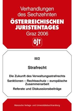 Abbildung von Strafrecht Die Zukunft des Verwaltungsrechts | 1. Auflage | 2007 | beck-shop.de