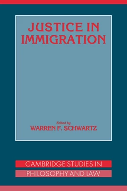 Abbildung von Schwartz | Justice in Immigration | 1. Auflage | 2007 | beck-shop.de