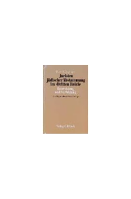 Abbildung von Göppinger | Juristen jüdischer Abstammung im 'Dritten Reich' | 2. Auflage | 1990 | beck-shop.de