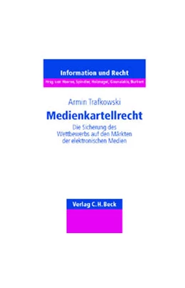 Abbildung von Trafkowski | Medienkartellrecht | 1. Auflage | 2001 | Band 31 | beck-shop.de