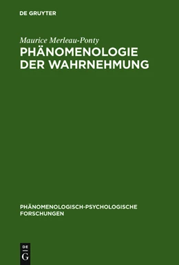 Abbildung von Merleau-Ponty | Phänomenologie der Wahrnehmung | 1. Auflage | 1976 | 7 | beck-shop.de