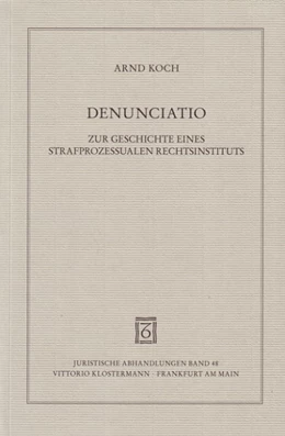 Abbildung von Koch | Denunciatio | 1. Auflage | 2006 | 48 | beck-shop.de