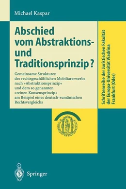 Abbildung von Kaspar | Abschied vom Abstraktions- und Traditionsprinzip? | 1. Auflage | 2002 | beck-shop.de
