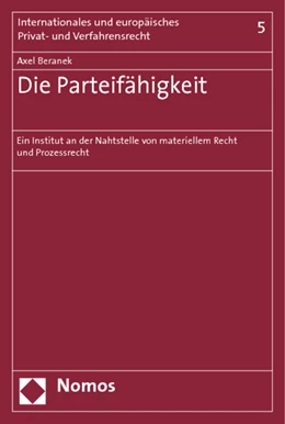Abbildung von Beranek | Die Parteifähigkeit | 1. Auflage | 2009 | beck-shop.de