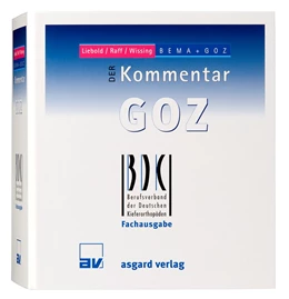 Abbildung von Liebold / Raff | DER Kommentar GOZ - BDK-Fachausgabe | 1. Auflage | 2018 | beck-shop.de