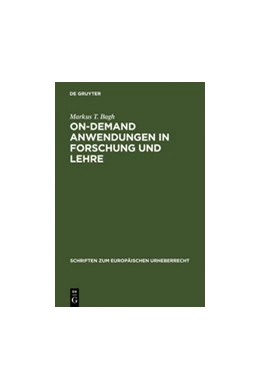 Abbildung von Bagh | On-demand Anwendungen in Forschung und Lehre | 1. Auflage | 2007 | 6 | beck-shop.de