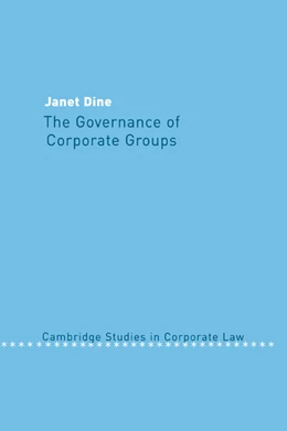 Abbildung von Dine | The Governance of Corporate Groups | 1. Auflage | 2006 | 1 | beck-shop.de