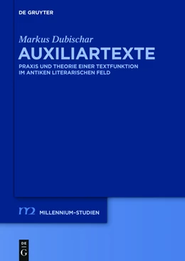 Abbildung von Dubischar | Auxiliartexte | 1. Auflage | 2015 | beck-shop.de