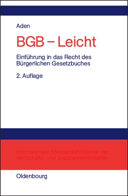 Abbildung von Aden | BGB - Leicht | 2. Auflage | 2003 | beck-shop.de
