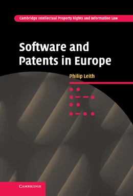 Abbildung von Leith | Software and Patents in Europe | 1. Auflage | 2007 | 9 | beck-shop.de