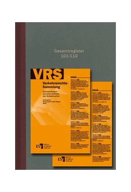 Abbildung von Weigelt | Verkehrsrechts-Sammlung (VRS) | 1. Auflage | 2007 | beck-shop.de