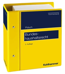Abbildung von Piduch | Bundeshaushaltsrecht | 1. Auflage | 2022 | beck-shop.de